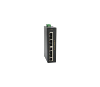 LevelOne IFP-0801 commutateur réseau Fast Ethernet (10/100) Connexion Ethernet, supportant l'alimentation via ce port (PoE) Noir