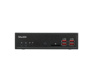 Shuttle XPC slim Barebone DH32U5, Intel i5-1135G7, 4x HDMI 2.0b 2x LAN, 2x COM, incl. VESA , fonctionnement permanent 24/7