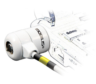 Mobilis Corporate Key câble antivol Blanc 1,8 m