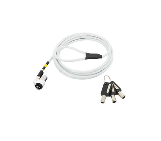Mobilis 001326 câble antivol Blanc 1,8 m