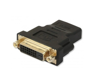 Techly IADAP-HDMI-644 changeur de genre de câble DVI-D Noir