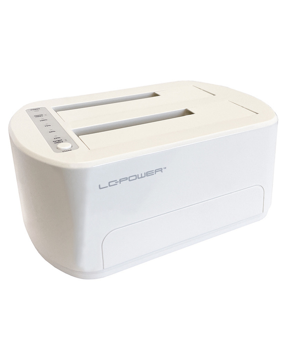 LC-Power LC-DOCK-U3-VI Station d'accueil de disques de stockage USB 3.2 Gen 1 (3.1 Gen 1) Type micro-B Blanc