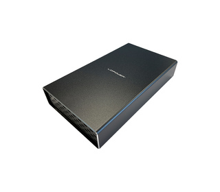 LC-Power LC-DOCK-C-35-M2 Boîtier de disques de stockage Boîtier disque dur/SSD Noir 3.5"