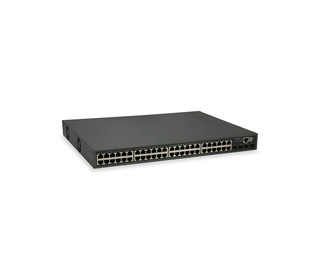 LevelOne GTP-5271 commutateur réseau Géré L3 Gigabit Ethernet (10/100/1000) Connexion Ethernet, supportant l'alimentation via ce