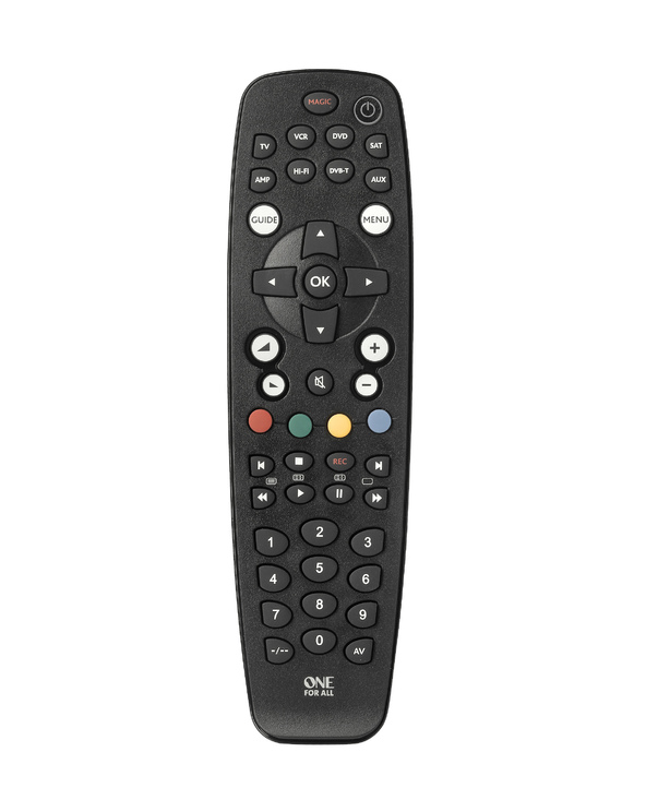 One For All Basic URC 2981 télécommande IR Wireless TV, Boitier décodeur TV, DVD/Blu-ray, Barre de son Appuyez sur les boutons