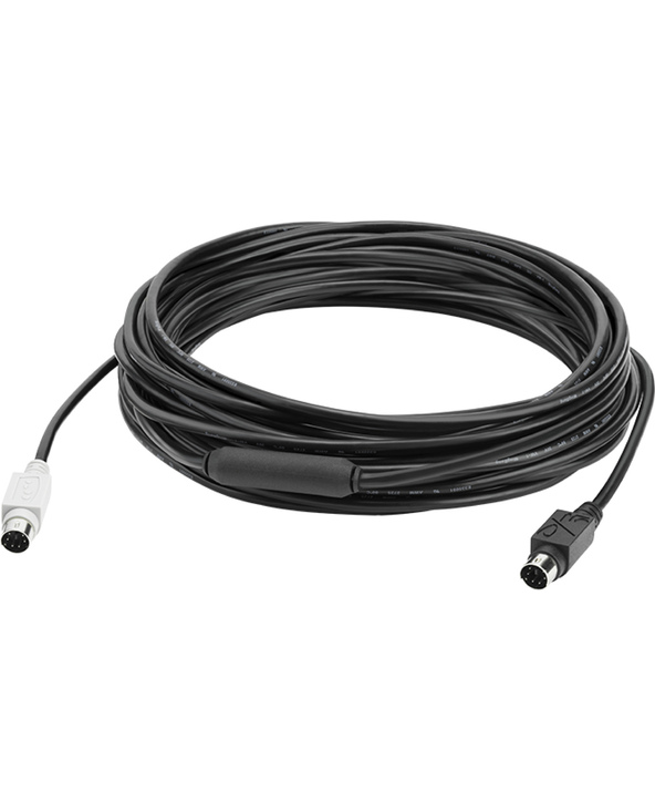 Logitech GROUP 10m Extender Cable câble PS/2 6-p Mini-DIN Noir