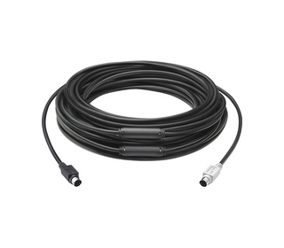 Logitech GROUP 15m Extender Cable câble PS/2 6-p Mini-DIN Noir