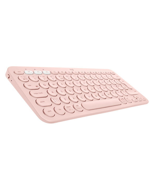 Claviers - Logitech K380 for Mac Multi-Device Bluetooth Keyboard clavier  AZERTY Français Rose