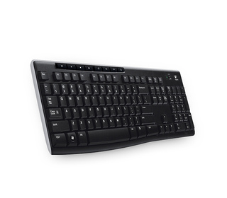 Logitech Wireless Keyboard K270 clavier RF sans fil AZERTY Français Noir