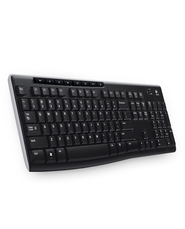 Logitech Wireless Keyboard K270 clavier RF sans fil AZERTY Français Noir