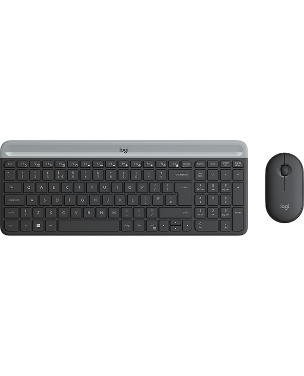 Logitech MK470 clavier Souris incluse RF sans fil QWERTZ Allemand Graphite