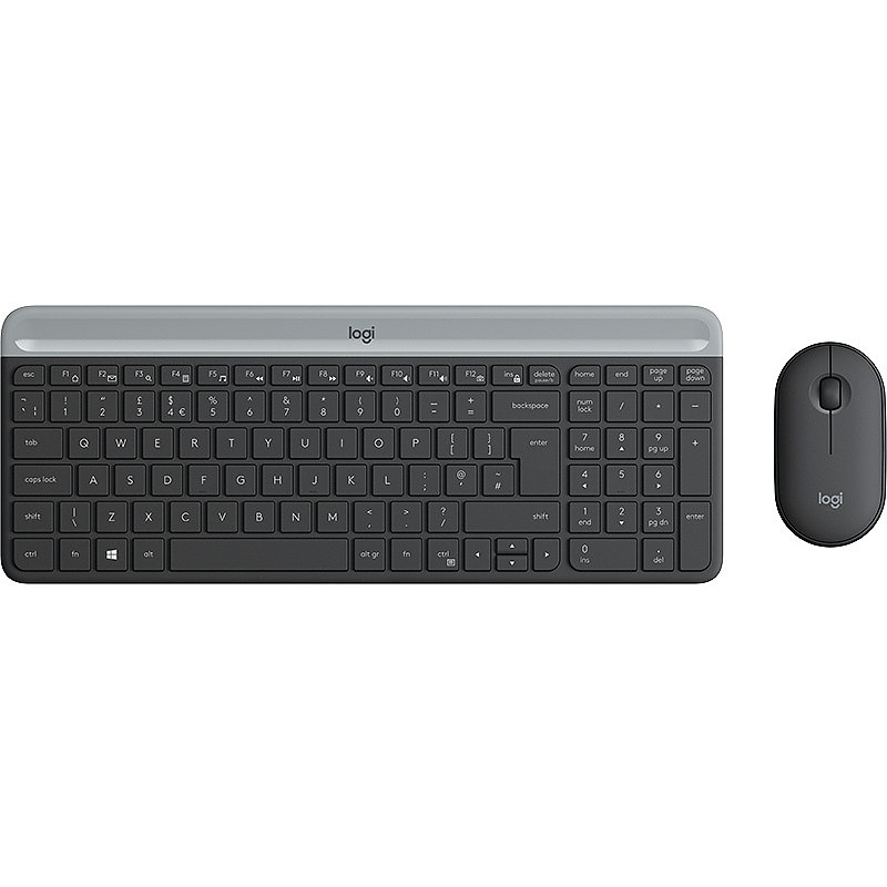 Logitech MK470 clavier Souris incluse RF sans fil QWERTZ Allemand Graphite