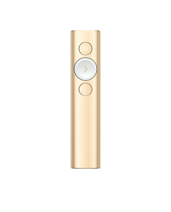 Logitech Spotlight télécommande Bluetooth/RF Or
