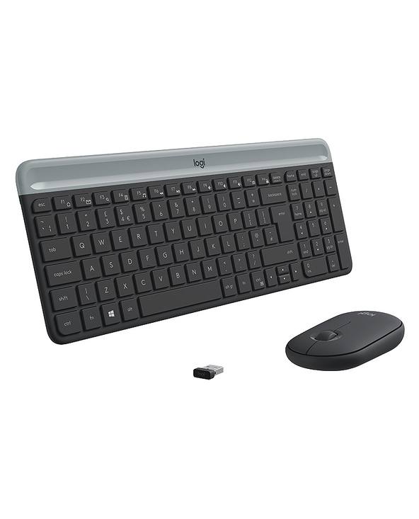 Logitech MK470 clavier Souris incluse RF sans fil QWERTZ Suisse Graphite