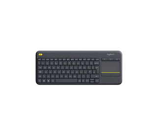 Logitech K400 Plus Tv clavier RF sans fil QWERTY Anglais Noir