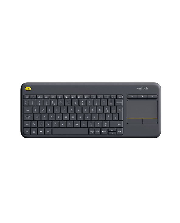 Logitech K400 Plus Tv clavier RF sans fil QWERTY Anglais Noir