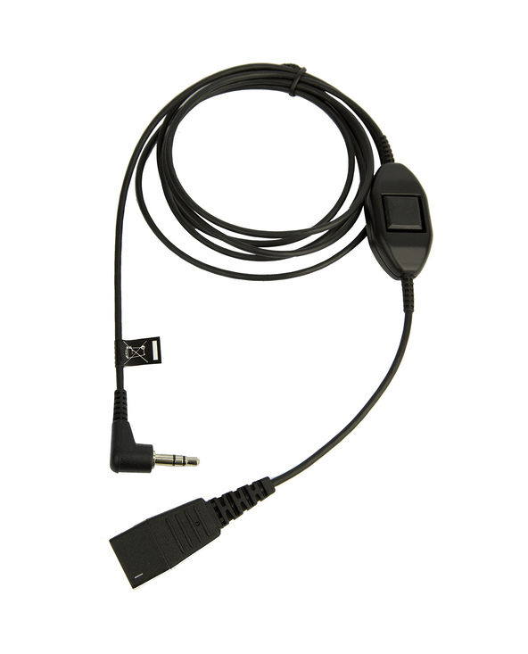 Jabra 8735-019 câble audio 0,5 m QD 3,5mm Noir