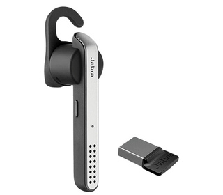 Jabra Stealth UC Casque Sans fil Crochets auriculaires, Ecouteurs Appels/Musique Micro-USB Bluetooth Noir