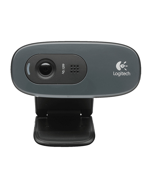Logitech HD C270 webcam 3 MP 1280 x 720 pixels USB 2.0 Noir, Gris