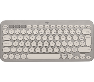 Logitech K380 clavier Bluetooth AZERTY Français Sable