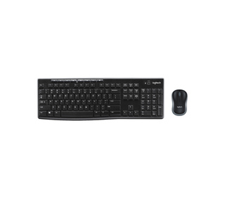Logitech Wireless Combo MK270 clavier Souris incluse RF sans fil QWERTY Nordique Noir