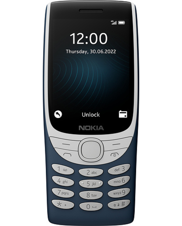 Nokia 8210 4G 7,11 cm (2.8") 107 g Bleu Téléphone numérique