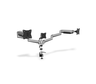Digitus Support de bureau triple écran LED/LCD universel avec vérin à gaz
