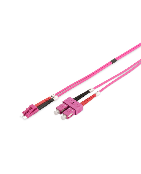 Digitus Câble de brassage multimode à fibre optique, OM4, LC / SC