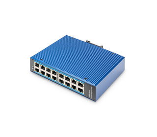 Digitus Commutateur réseau Gigabit Ethernet 16 ports, industriel, non administrable