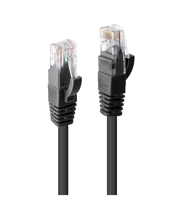 Lindy 48077 câble de réseau Noir 1 m Cat6 U/UTP (UTP)