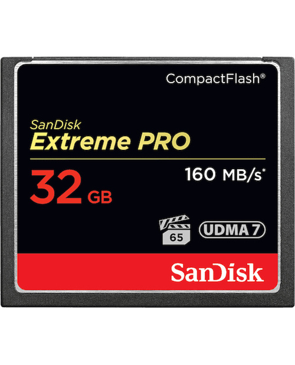 SanDisk 32GB Extreme Pro CF 160MB/s 32 Go CompactFlash