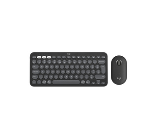 Logitech Pebble 2 Combo clavier Souris incluse RF sans fil + Bluetooth AZERTY Français Graphite