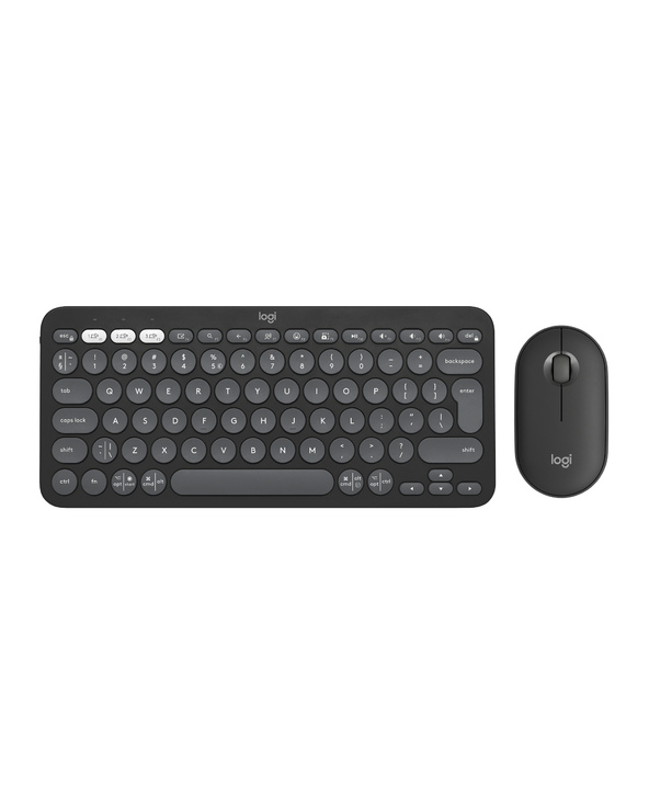 Logitech Pebble 2 Combo clavier Souris incluse RF sans fil + Bluetooth AZERTY Français Graphite