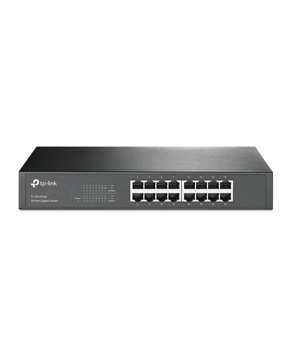 TP-Link TL-SG1016D commutateur réseau Non-géré L2 Gigabit Ethernet (10/100/1000) Noir