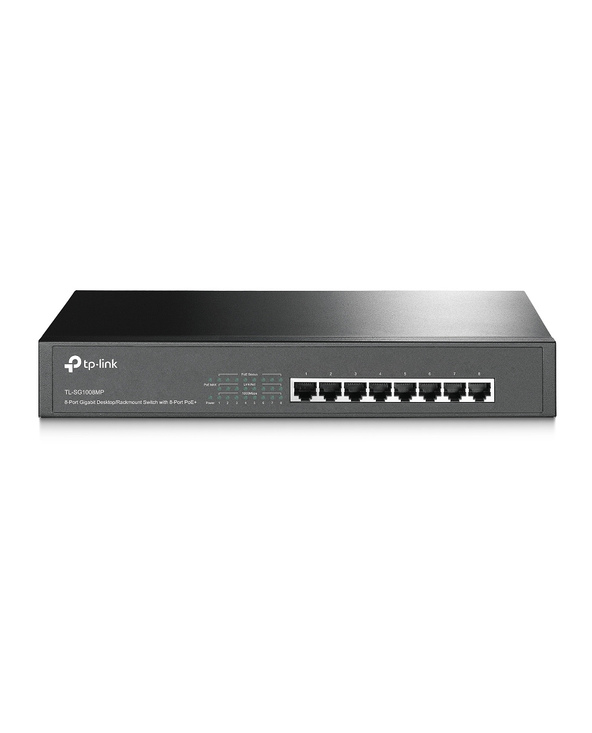 TP-Link TL-SG1008MP commutateur réseau Non-géré Gigabit Ethernet (10/100/1000) Connexion Ethernet, supportant l'alimentation via
