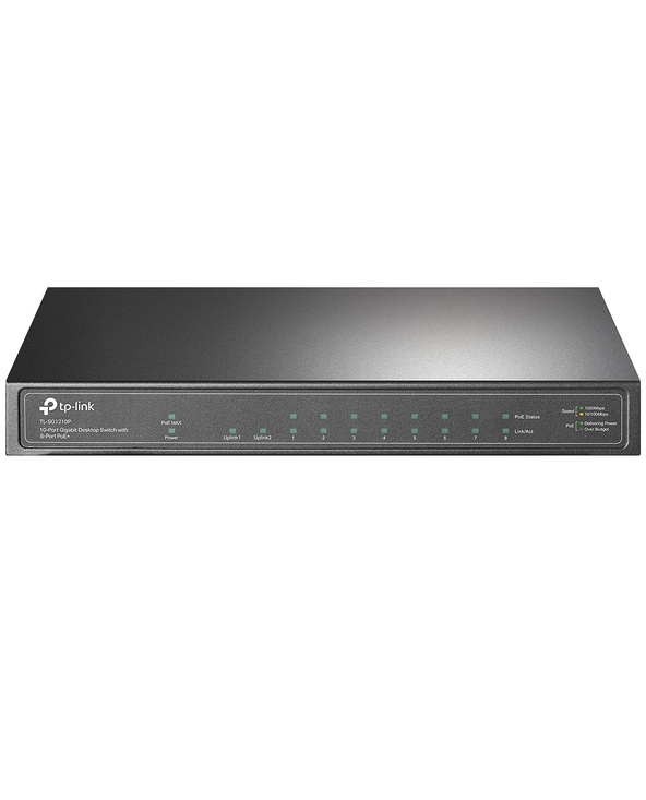 TP-Link TL-SG1210P commutateur réseau Non-géré Gigabit Ethernet (10/100/1000) Connexion Ethernet, supportant l'alimentation via 
