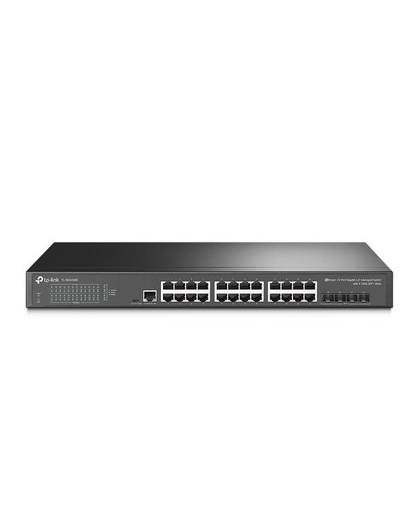 TP-Link TL-SG3428X commutateur réseau Géré L2+/L3 Gigabit Ethernet (10/100/1000) 1U Noir