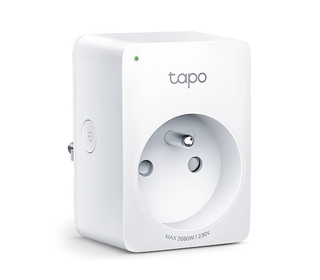 TP-Link Tapo Mini Smart Wi-Fi Socket Energy Monitor Prise intelligente 3680 W Maison Blanc