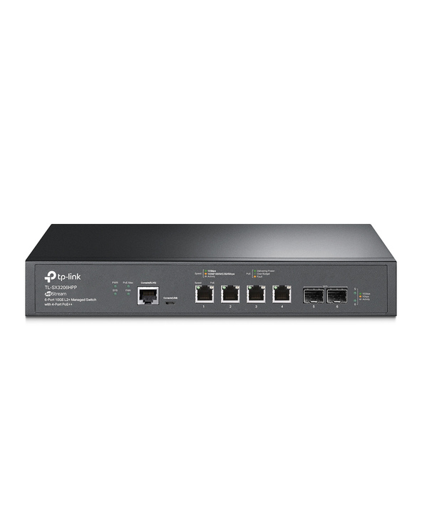 TP-Link TL-SX3206HPP commutateur réseau Géré L2+ 10G Ethernet (100/1000/10000) Connexion Ethernet, supportant l'alimentation via