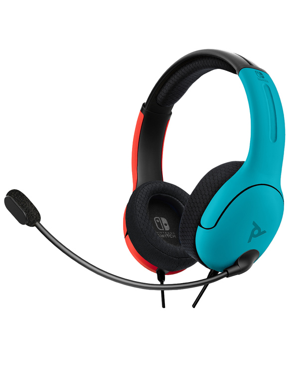 PDP LVL40 Casque Avec fil Arceau Jouer Noir, Bleu, Rouge