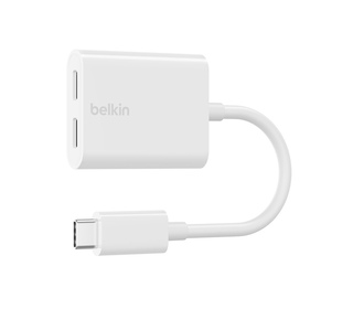 Belkin F7U081BTWH hub & concentrateur USB Type-C Blanc