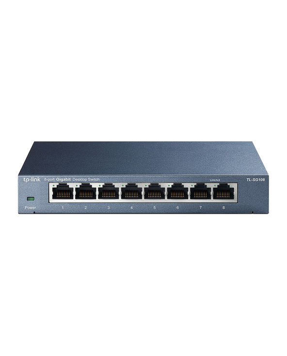 TP-Link TL-SG108 commutateur réseau Non-géré L2 Gigabit Ethernet (10/100/1000) Noir