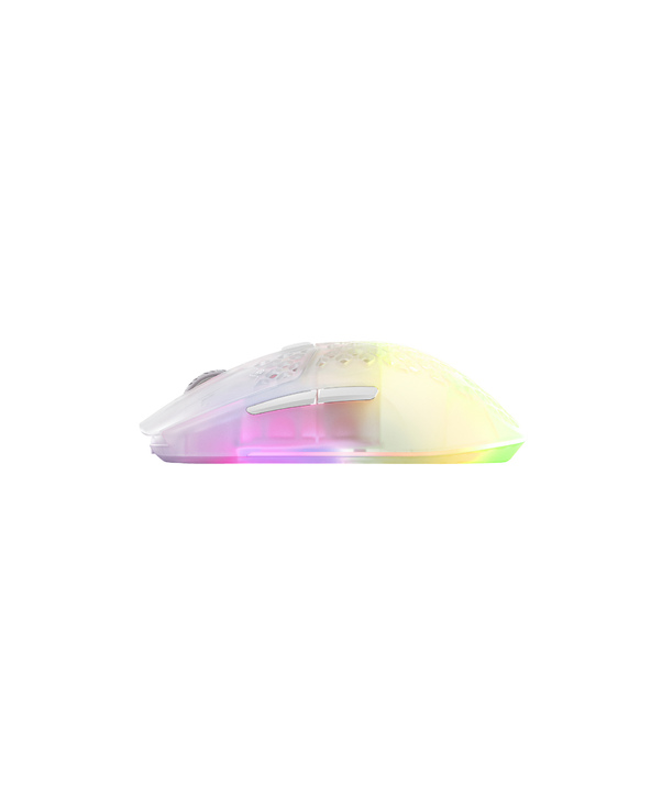 Steelseries Aerox 3 Wireless Ghost souris Droitier RF sans fil + Bluetooth Optique 18000 DPI