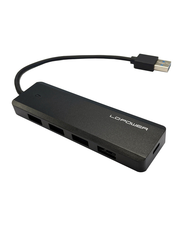 LC-Power LC-HUB-U3-4-V2 hub & concentrateur USB 3.2 Gen 1 (3.1 Gen 1) Type-A 5 Mbit/s Noir