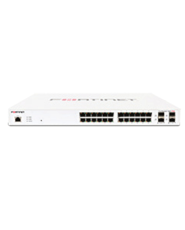 Fortinet FS-124E-POE commutateur réseau Géré L2 Gigabit Ethernet (10/100/1000) Connexion Ethernet, supportant l'alimentation via