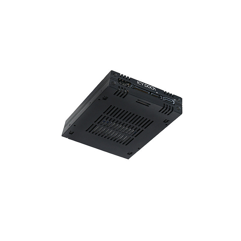 ICY Dock MB607SP-B Cage Disque Dur 4x 2.5" Hot Swap Métal Robuste Pour Baie 5.25"