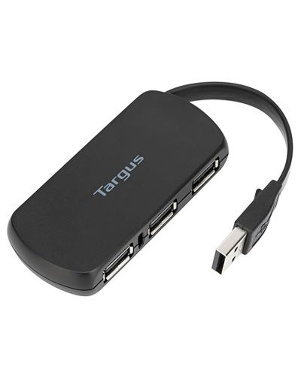 Targus ACH114EU hub & concentrateur USB 2.0 480 Mbit/s Noir