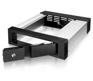 ICY BOX IB-158SK-B 13,3 cm (5.25") Panneau de support Noir
