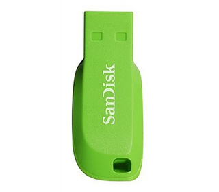 SanDisk Cruzer Blade 16GB lecteur USB flash 16 Go USB Type-A 2.0 Vert