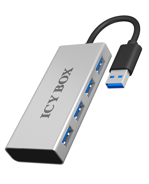 ICY BOX IB-AC6104 USB 3.2 Gen 1 (3.1 Gen 1) Type-A 5000 Mbit/s Blanc